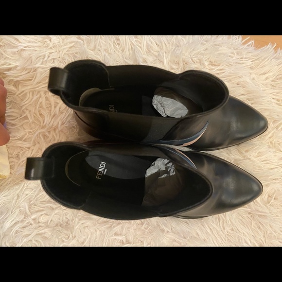 Fendi Bug Monster Leather Chelsea Boot - Picture 4 of 9